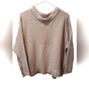 Aerie Sweater Womans Small Gray Wool Blend Outdoor Chunky Preppy Comfort